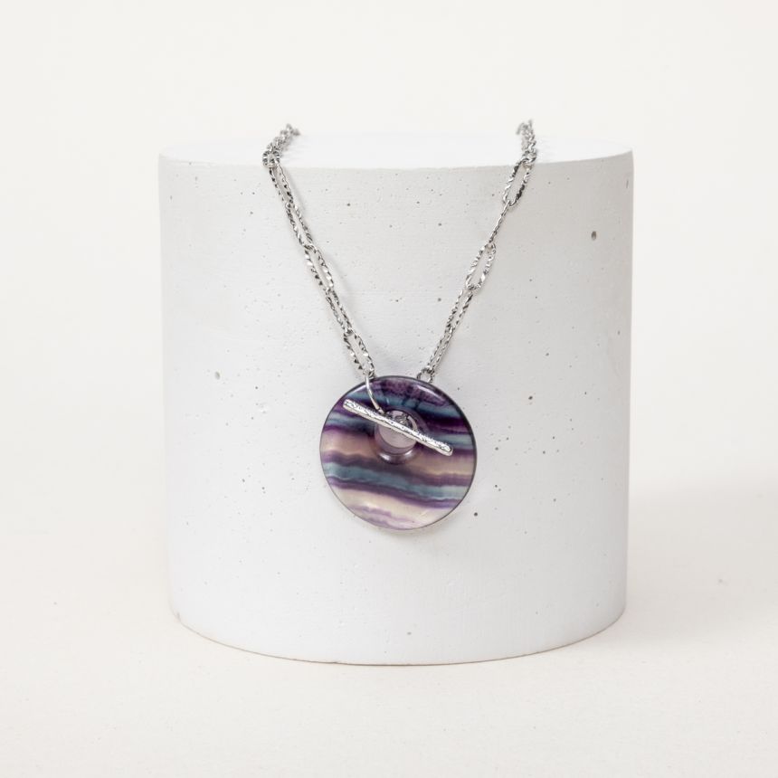 Pendentif Charlize - Fluorite extra