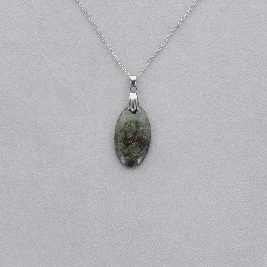 Dragon Vert Cabochon percé 16