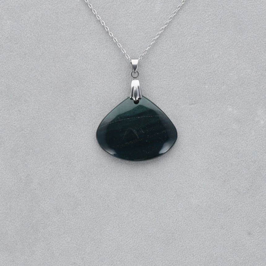 Héliotrope Cabochon percé 24