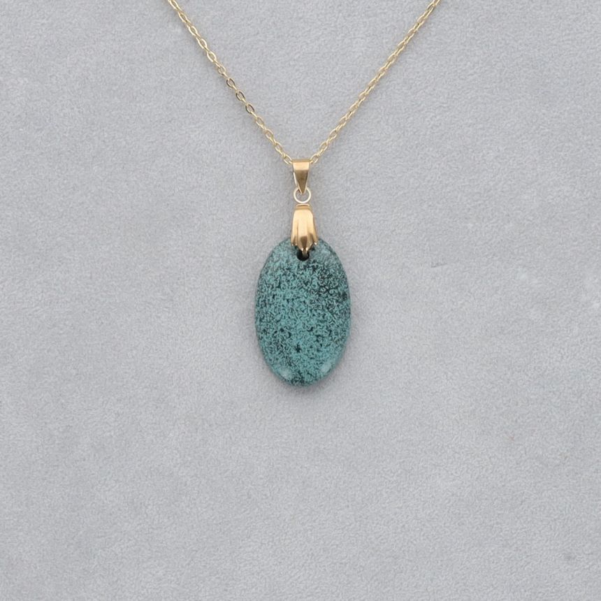 Héliotrope Cabochon percé 31