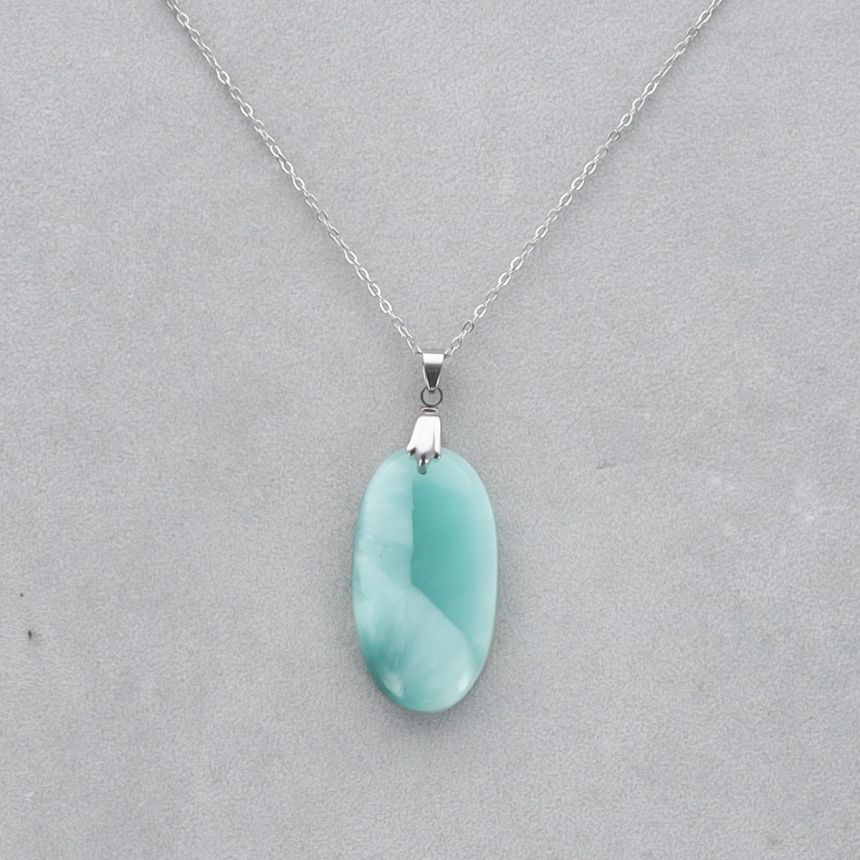 Hémimorphite Cabochon percé 3