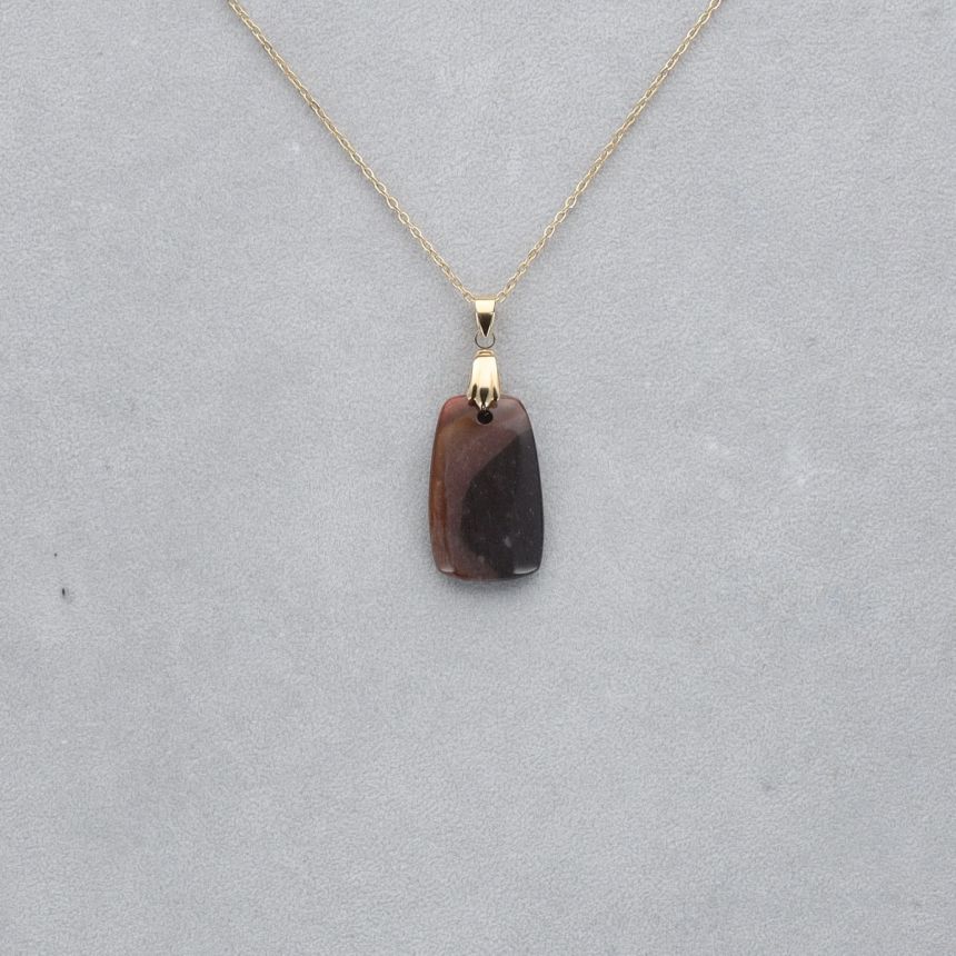 Jaspe Polychrome Cabochon percé 3