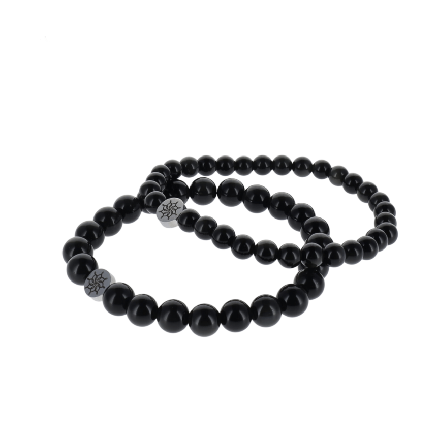 Bracelet Obsidienne