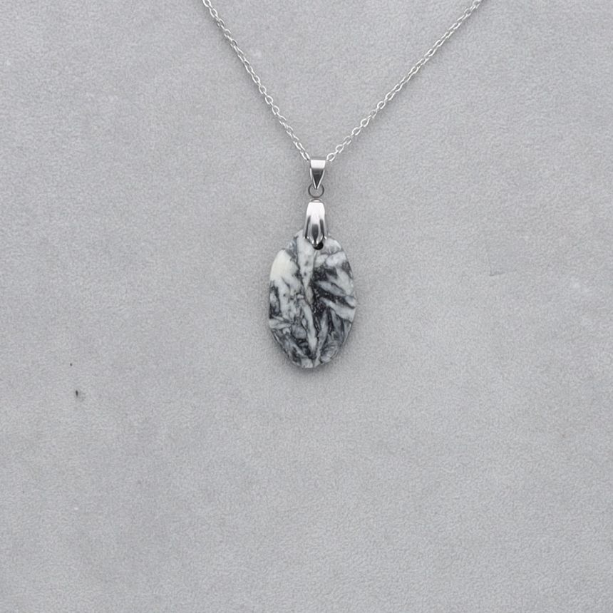 Pinolite Cabochon percé 105