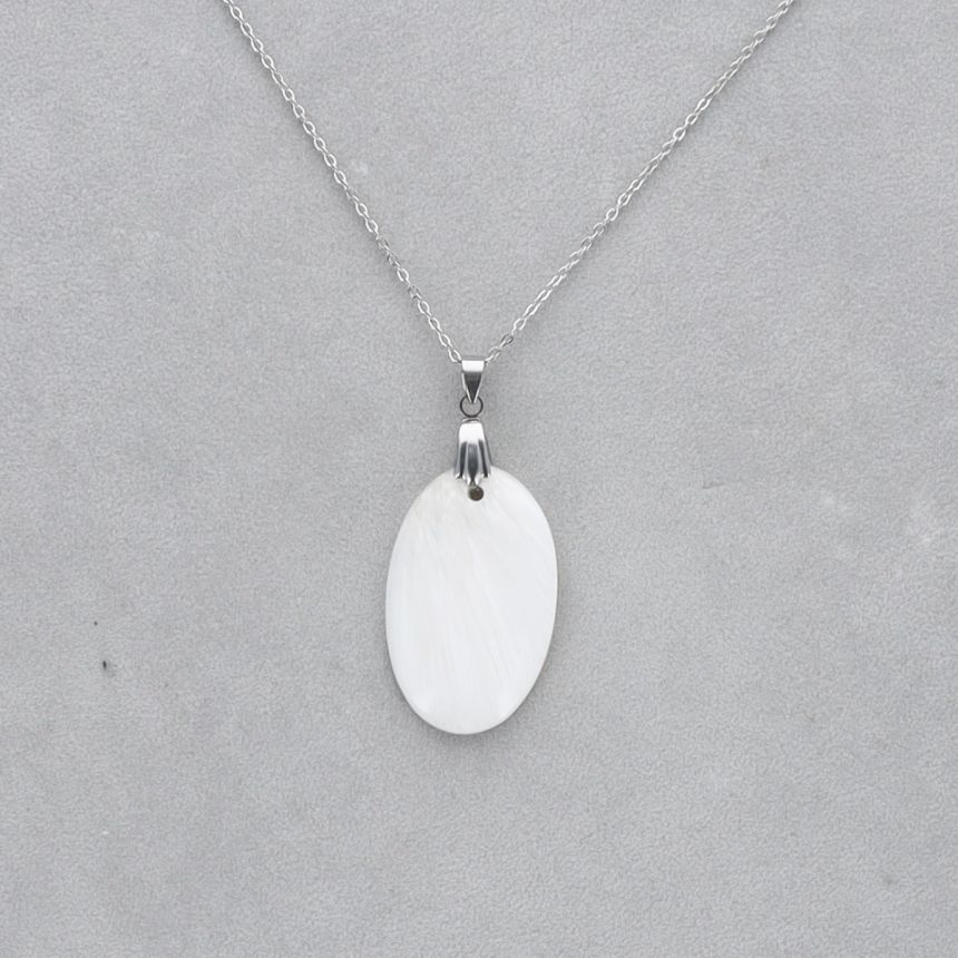 Scolécite Cabochon percé 50