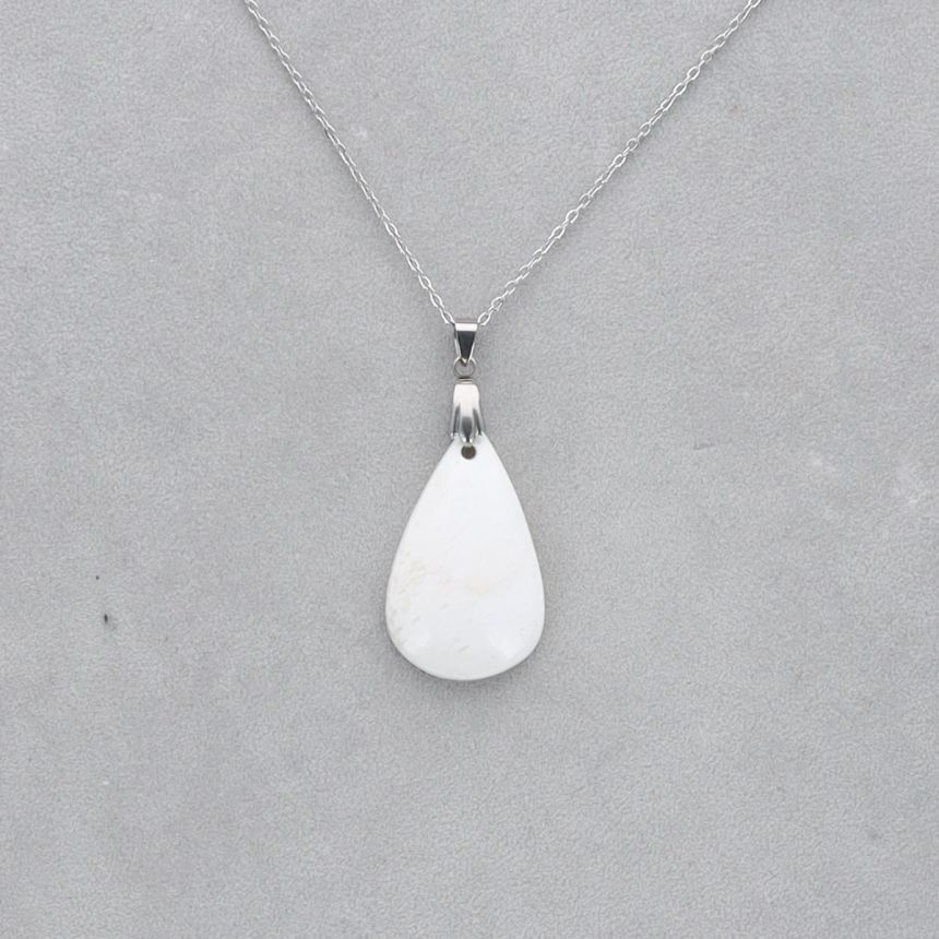 Scolécite Cabochon percé 54