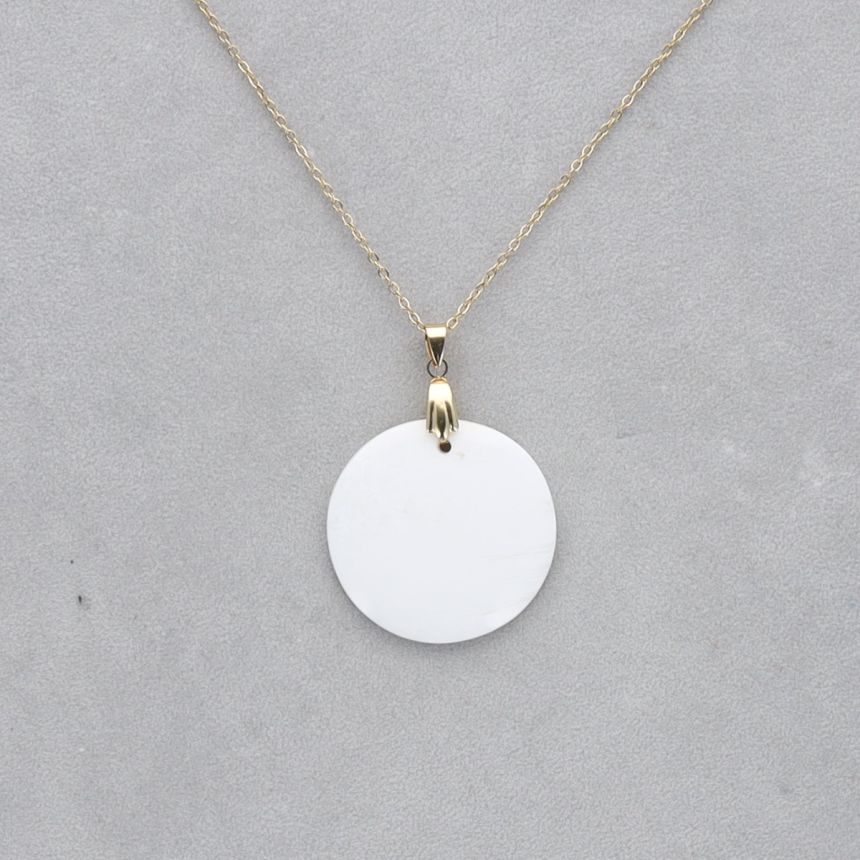 Scolécite Cabochon percé 58