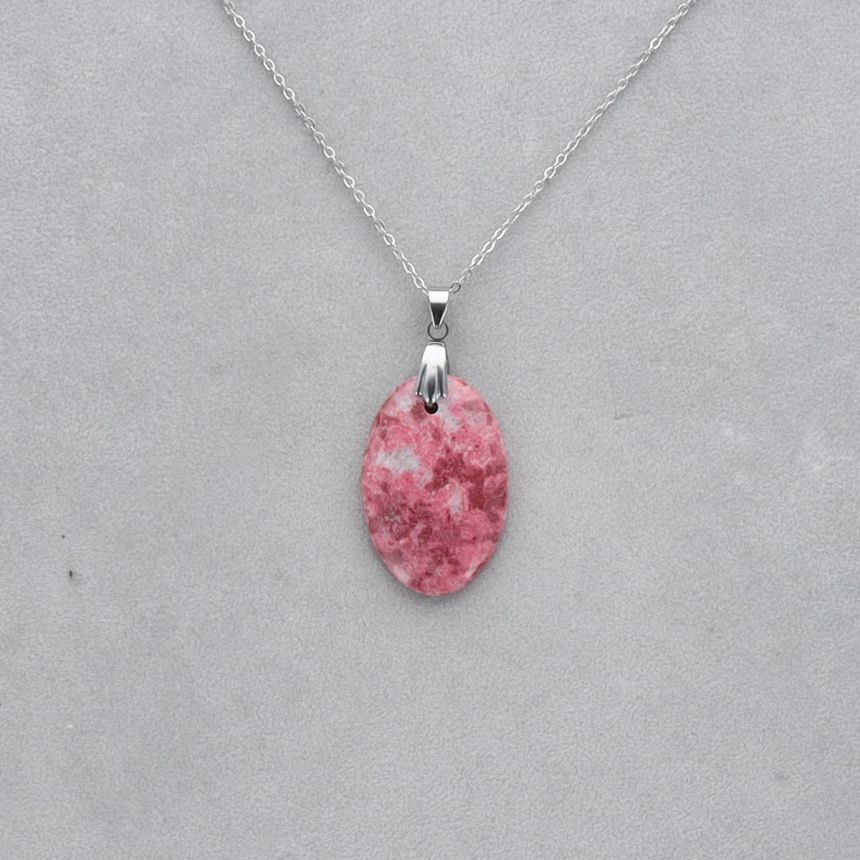 Thulite Cabochon percé 93