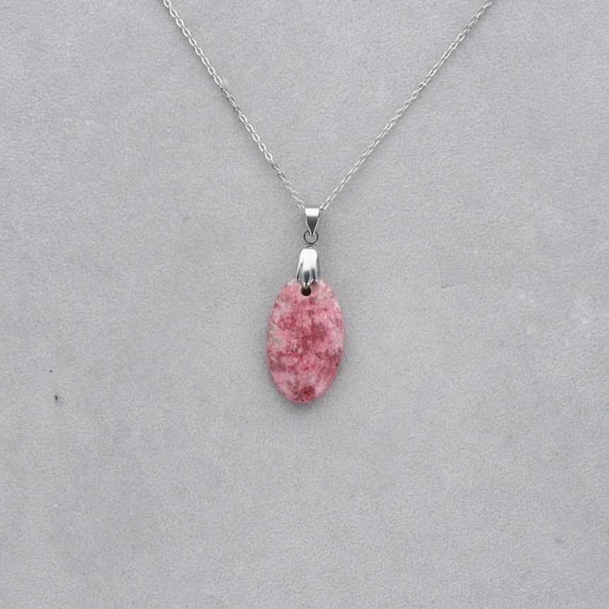 Thulite Cabochon percé 96